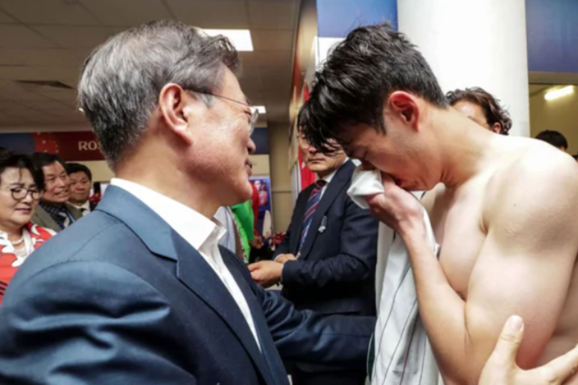 손흥민과 문제인 대통령
